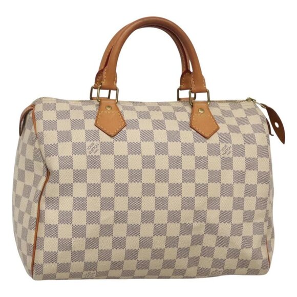 LOUIS VUITTON Damier Azur Speedy 30 Hand Bag - Picture 1 of 15